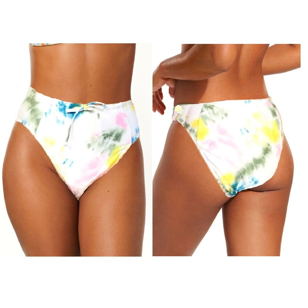 Old Navy High Waist Tie Dye Bikini Boho Ready Bottoms Sz M